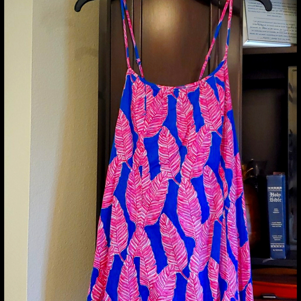 Vineyard Vines  palm print maxi dress